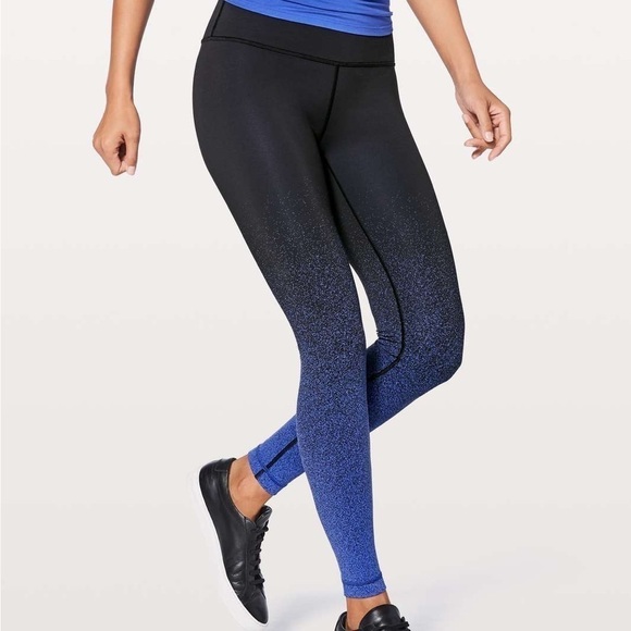 Lululemon Wunder Under Hi-Rise Tight (Ombre Speckle) 28" - Picture 1 of 12